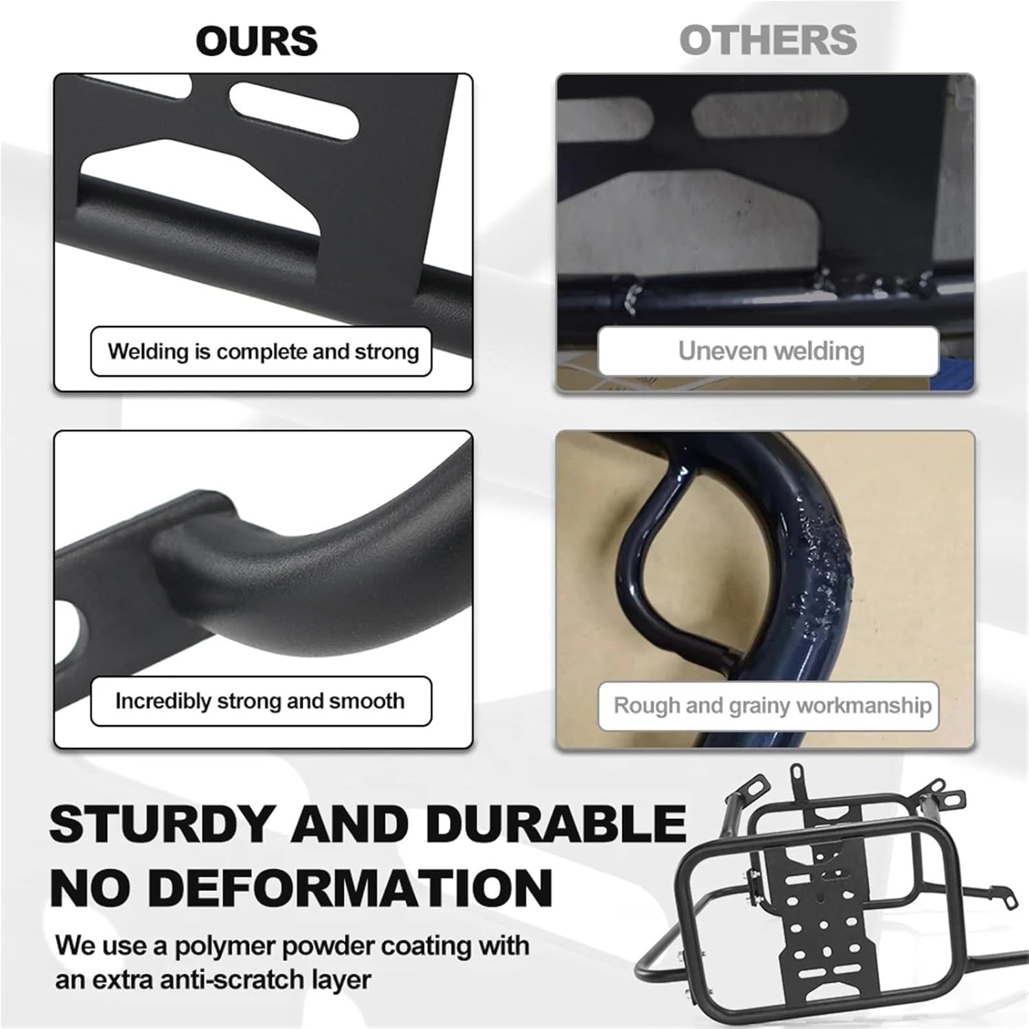 Replacement Motorcycle Steel Side Panniers Racks For Suzuki V-strom 800DE 2023-2025 Saddle Bag Support Bars Mount Brackets Top Case Box Rack