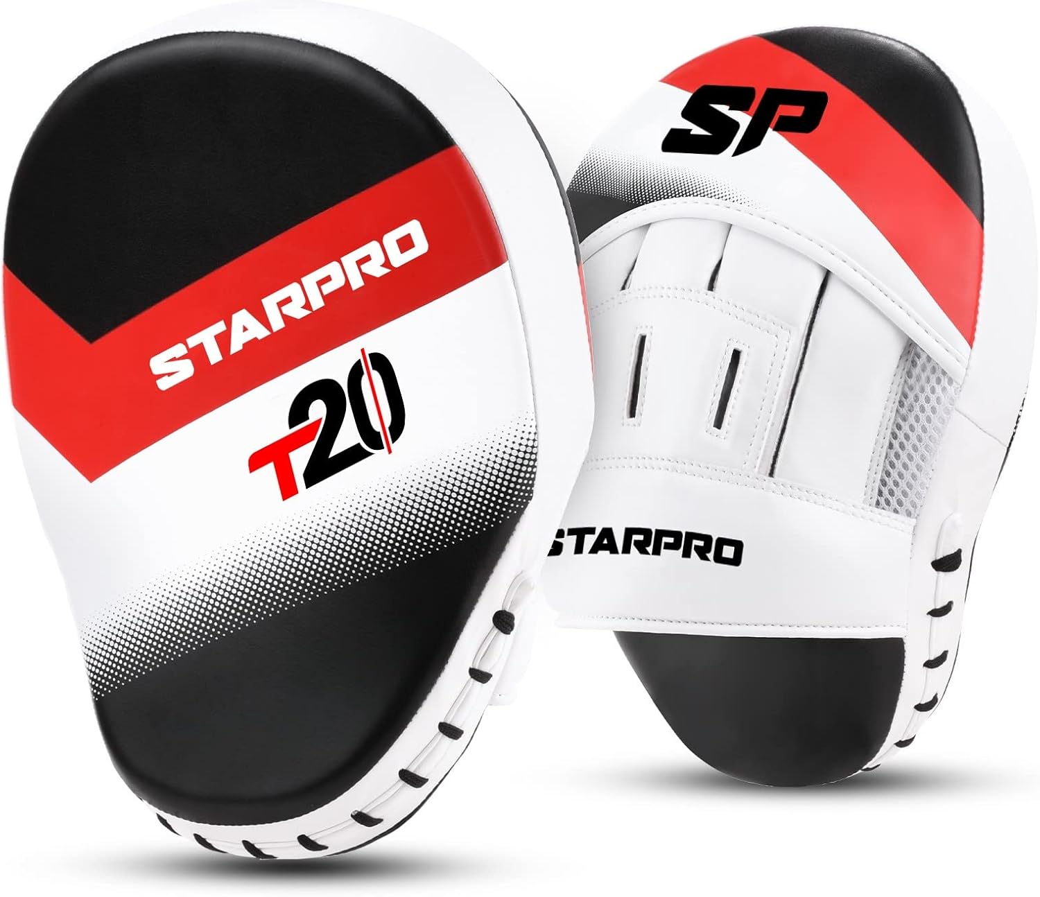 Starpro Boxing Pads – Ventilated Hook & Jab Training Mitts for Muay Thai Kickboxing MMA
