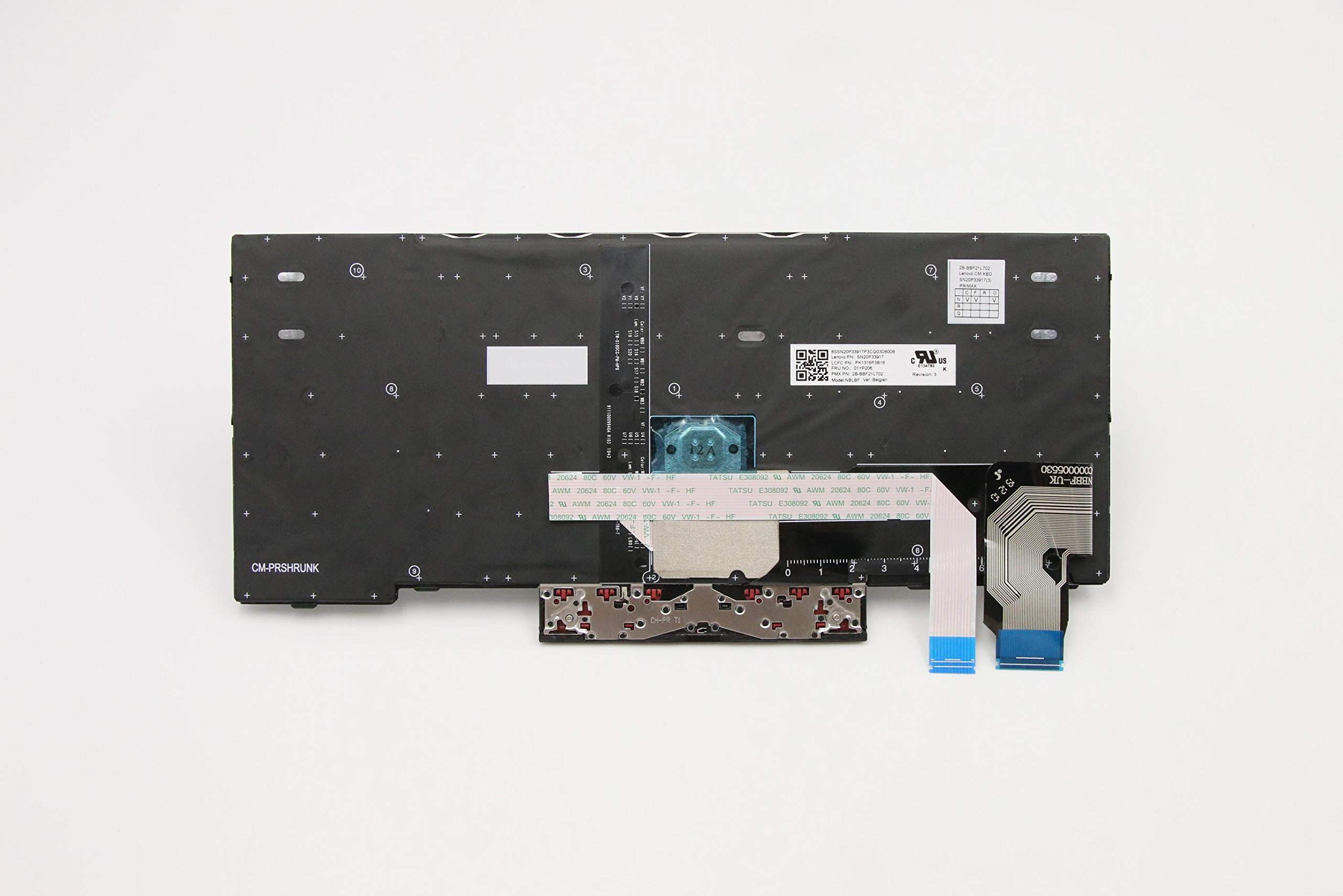 Replacement Belgian Backlit Keyboard for Lenovo Thinkpad X280 X390 X395