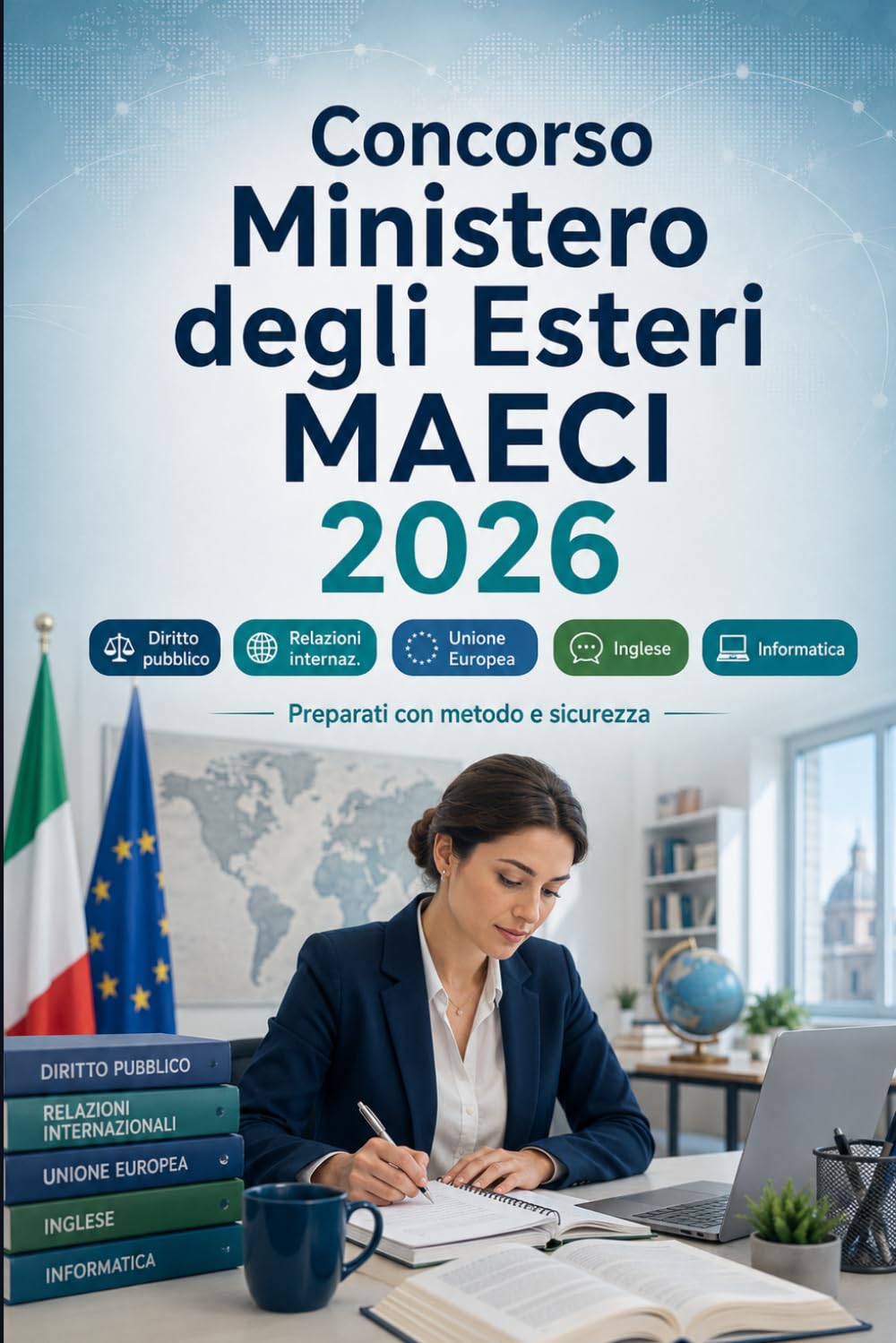 Concorso Ministero degli Esteri MAECI 2026: Diritto pubblico, relazioni internazionali, Unione Europea, inglese, seconda lingua, informatica e test