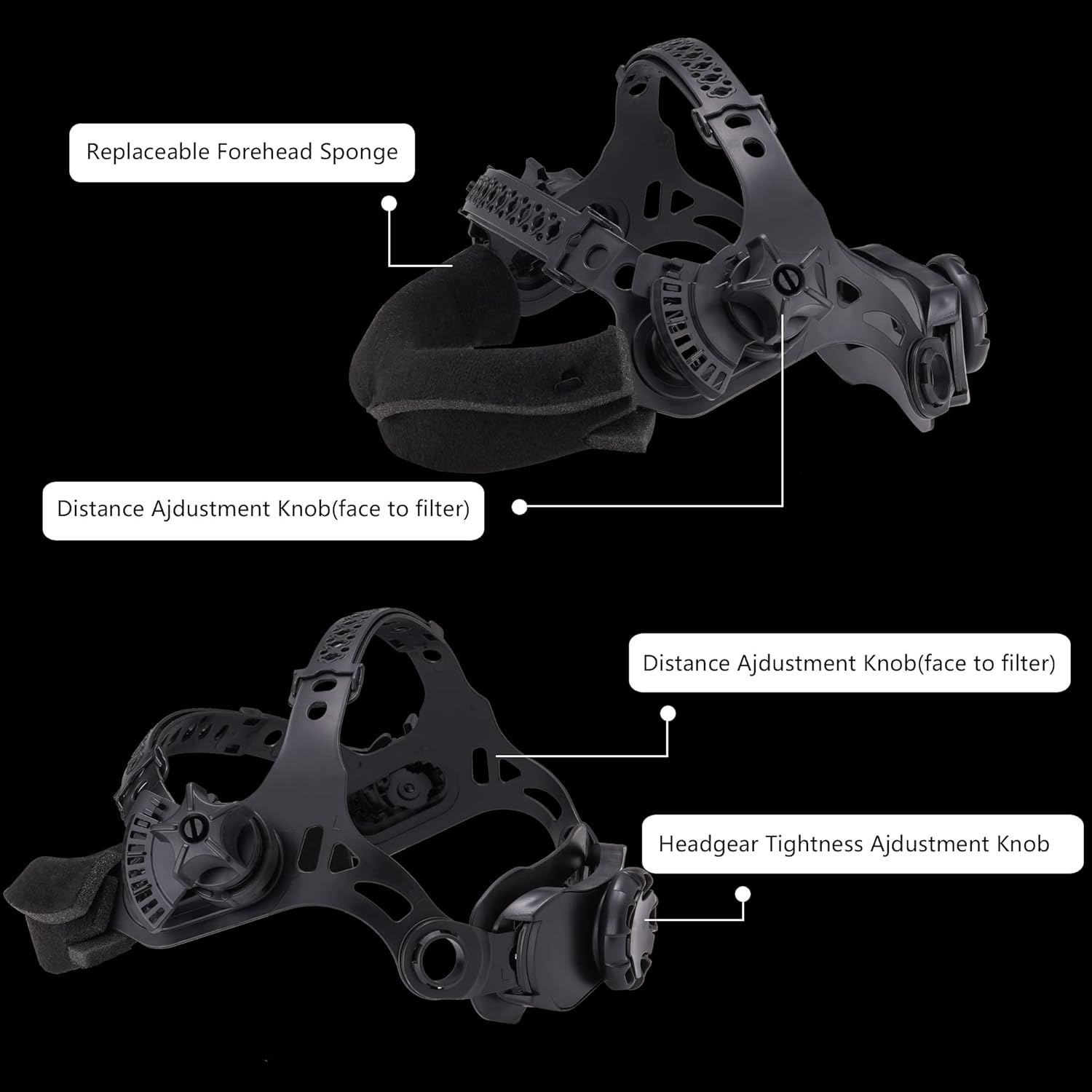 LDHTHOPI Welding Helmet Auto Darkening, 3.94"X3.82" Large Viewing Welding Helmet, 4 Arc Sensor 4~5/9-9/13 Welding Mask Solar Powered, True Color Welding Hood for Mig, Tig, Stick, Plasma - 
