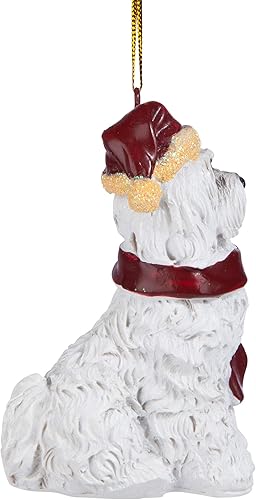 Vista 35 de Design Toscano - Figura de perro para decoración navideña.