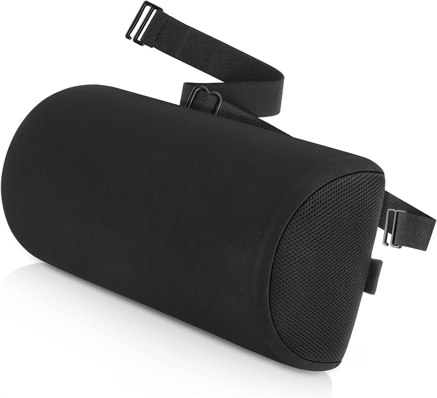 Tusscle Lumbar Support Pillow for Office Chair Car, D-Shaped Lumbar Roll Back Support for Lower Back Pain Relief, Ergonomic Lumbar Back Cushion with Removable Strap and Cover : Home & Kitchen