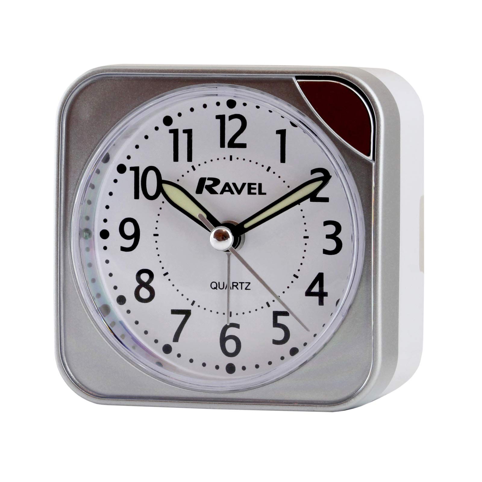 Petit Réveil De Voyage Ravel – Quartz à Piles – Analogique – Neuf (Noir/Blanc/Rose)