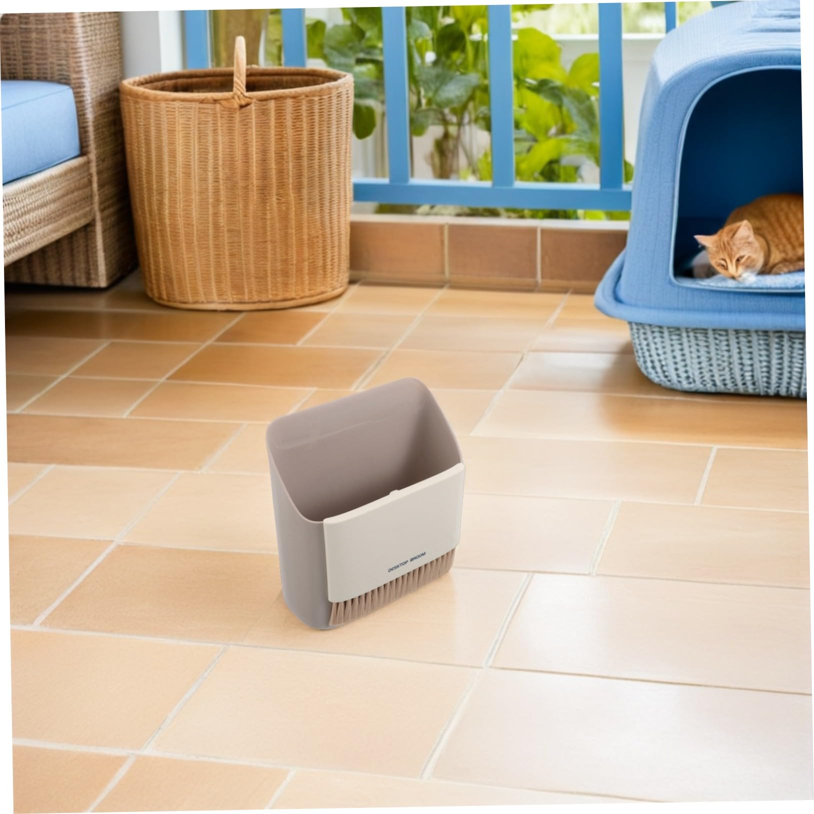 Schwere Edelstahl Katzenstreuschaufel mit Abnehmbarem Ständer Ergonomisch Geformt für Feines Katzenstreu Vielseitig als Garten Sandsieb Nutzbar Einfache Reinigung Langlebiges