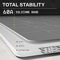 Wallhack SP-004 XL Üveg Gamer Egérpad 49x43cm - Professzionális Esport Mousepad Fehér 7