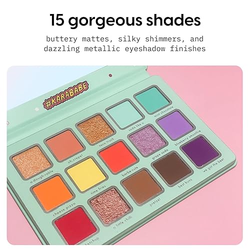 Miniatura 3 de Kara Beauty YUMMY IN MY TUMMY - Paleta de belleza creativa de 15 tonos con acabado múltiple - VEGAN