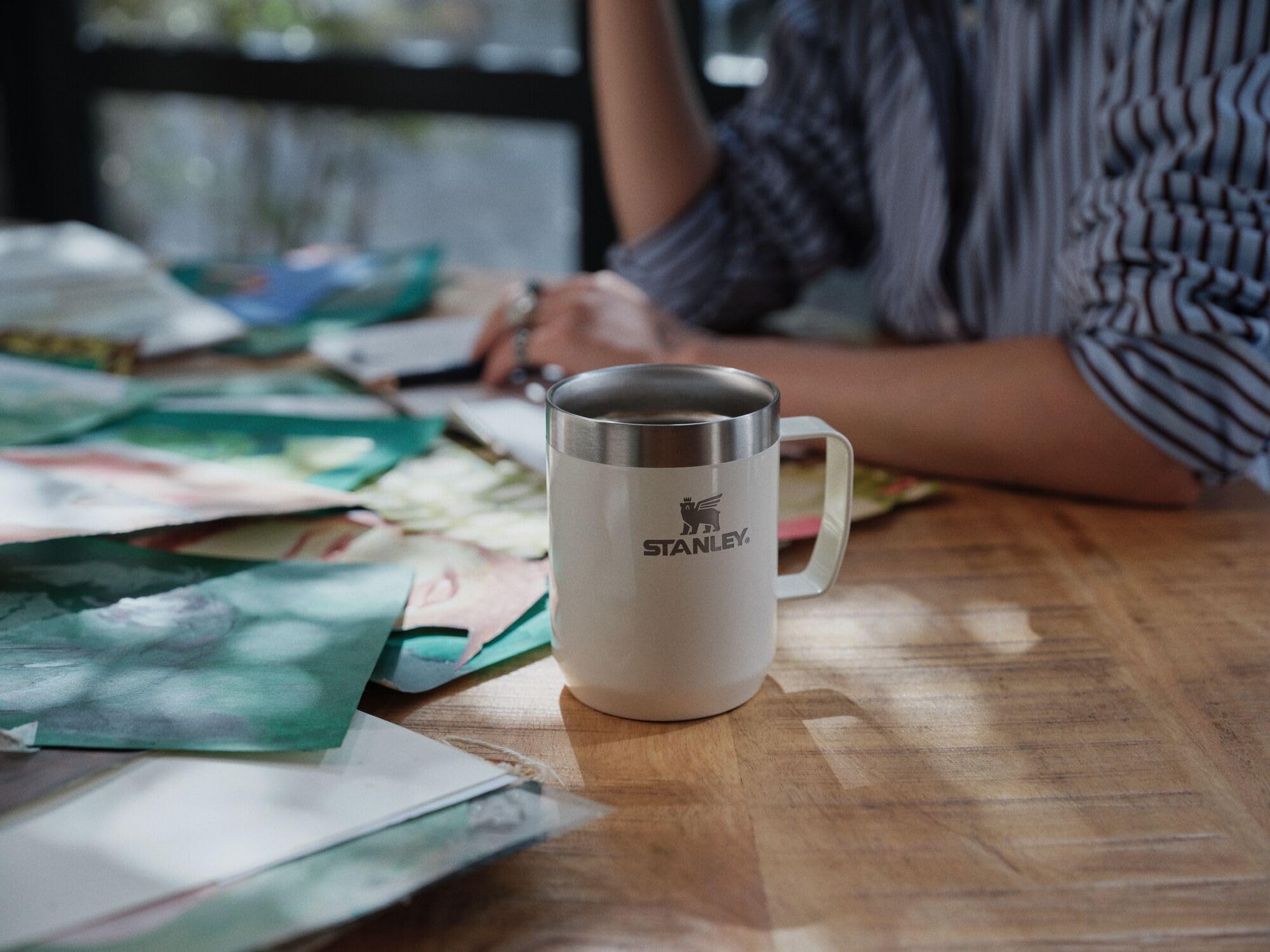 Amazon.com : STANLEY Everyday Camp Mug 24oz | Drink Through Lid