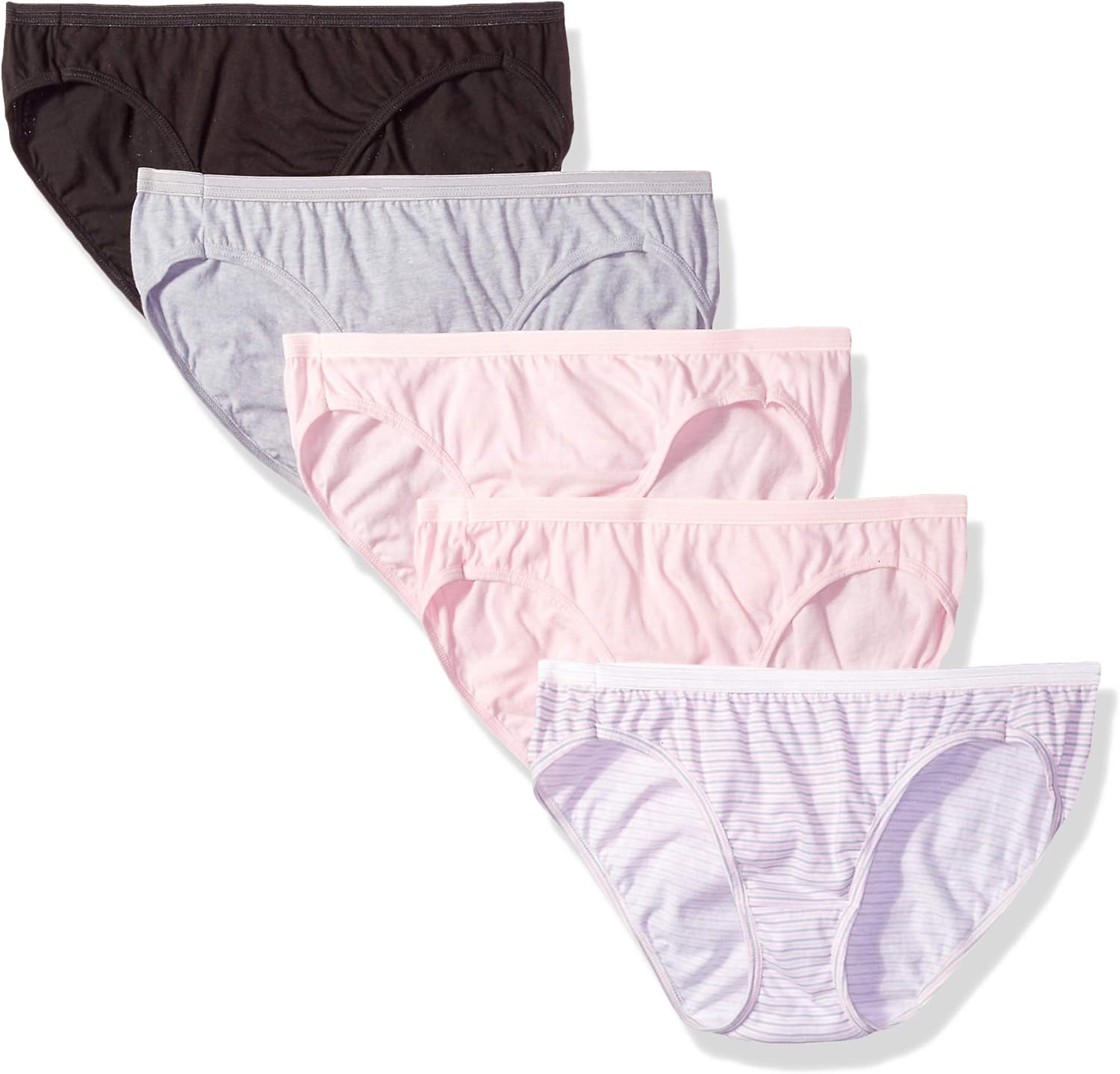 Hanes Ultimate Women's Comfort Cotton Bikini Panties 5-Pack at  Women’s Clothing store