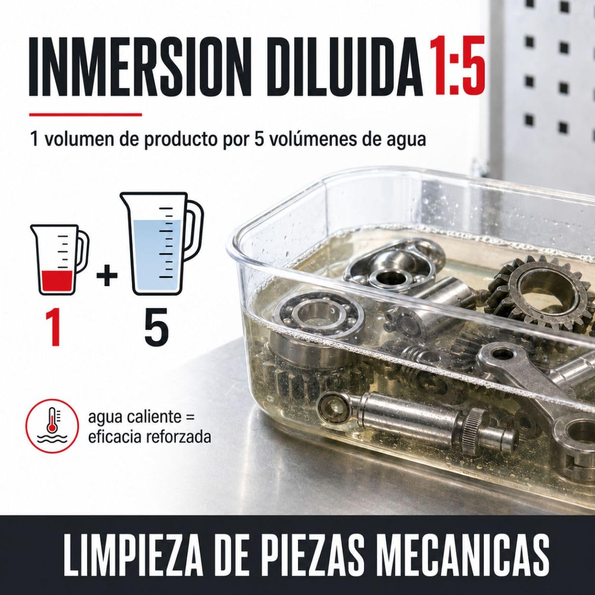 Limpiador Desengrasante para Metales, Moto y Coche 200 L | Desengrasa la Mecánica, Respeta Metales y Capas de Pintura, Cadenas de Bici, Moto y Herramientas - Arcane Industries