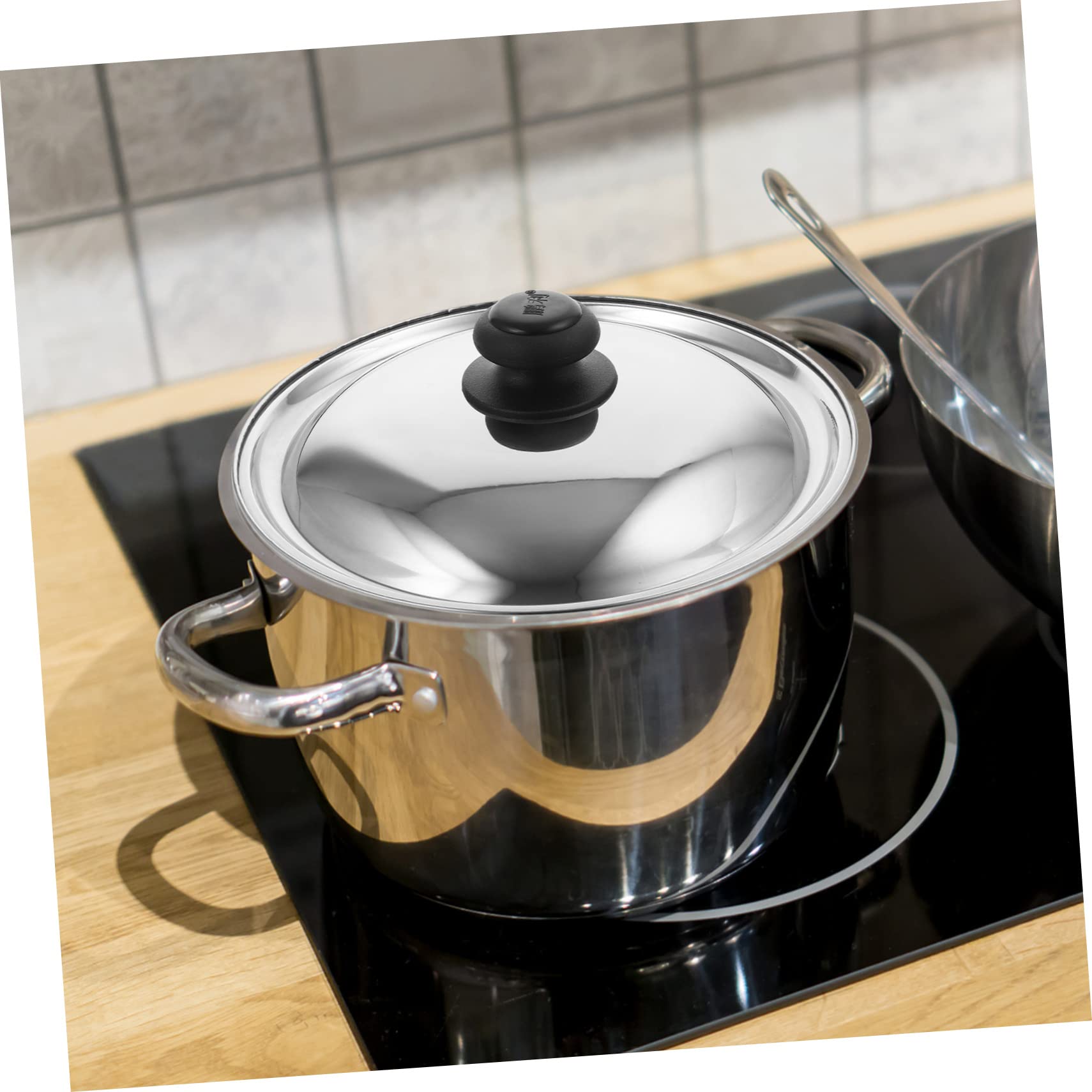 2 Pezzi Coperchi per pentole in Acciaio Inox, coperchi universali per pentole, coperchi a Cupola per pentole a Vapore in Acciaio Inox, coperchi per Ciotole, coperch