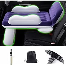 Toddler Inflatable Airplane Bed, Car Air Mattress Back Seat, Airplane Bed for Kids, Baby Travel Airplane Bed, Toddler Airplane Bed Fits Most Airplane Economy Seats, Convenient for Toddler
