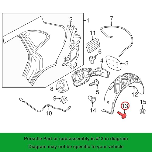 Miniatura 5 de OAUTOO 25 unids T25 M5-2 X 0.630 in Fender Liner Splash Shield Cubierta de parachoques Tornillo Torx para N90974701 VW Audi Porsche