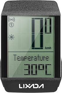 computador de bicicleta,HUIOP bicicleta computador ciclismo ciclismo à prova d'água velocímetro hodômetro com 6 idiomas luz de fundo LED,computador de ciclismo