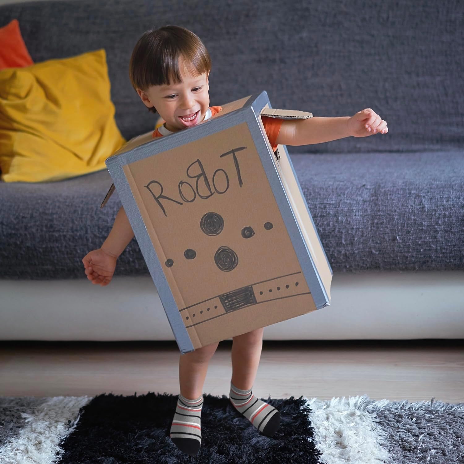 Boys Socks 12 Pairs Novelty Crazy Crew Socks for Toddler Kids Girls 1-7 Years Old Fun Mid Cut Sock Children - Image 6