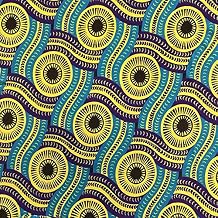 DTY African Print Fabric Serpent 2-2 Stretch Brushed Jersey Knit Apparel 58/60" Wide Sold BTY