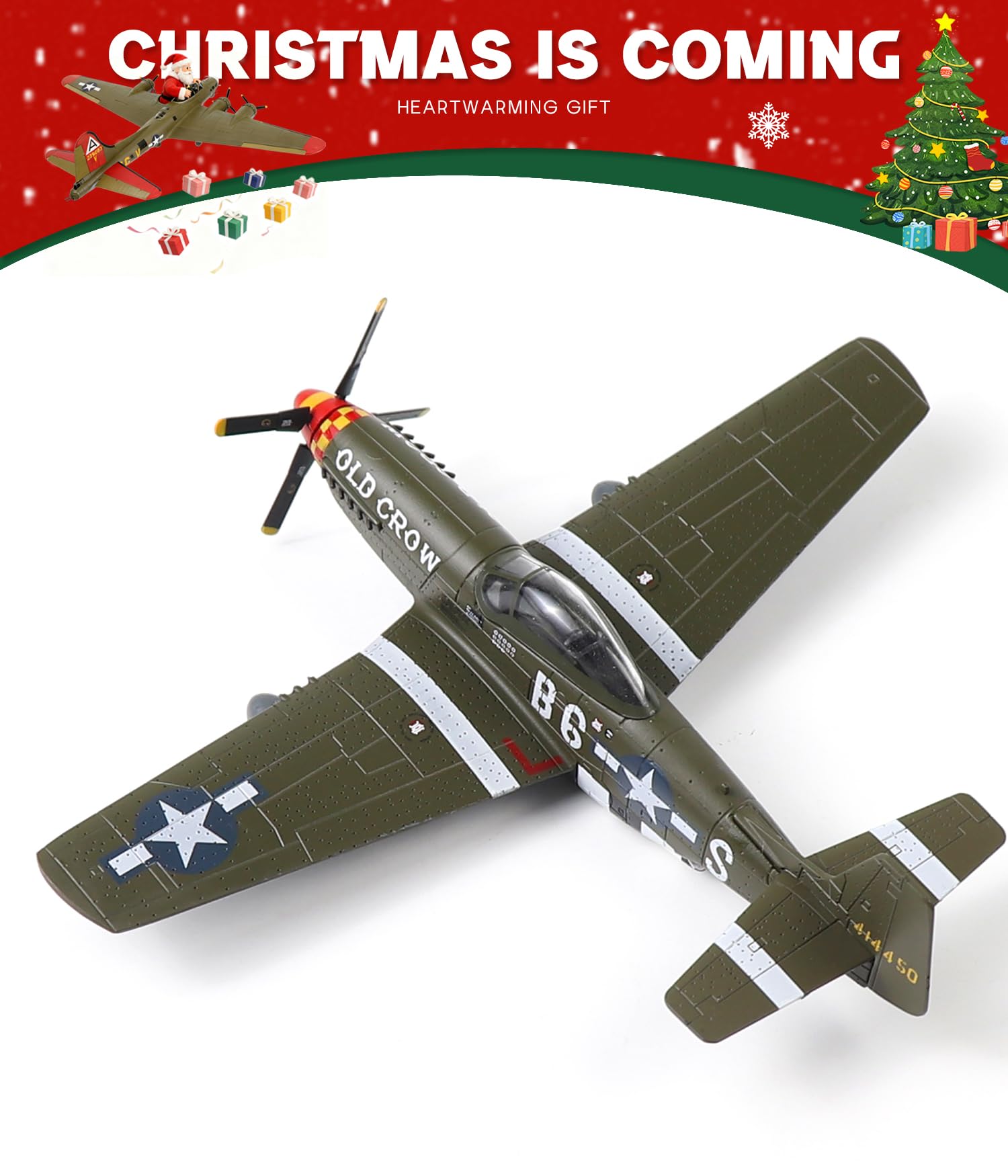 Amazon.co.jp: NUOTIE P51-D マスタング 1/72 金属飛行機モデルキット