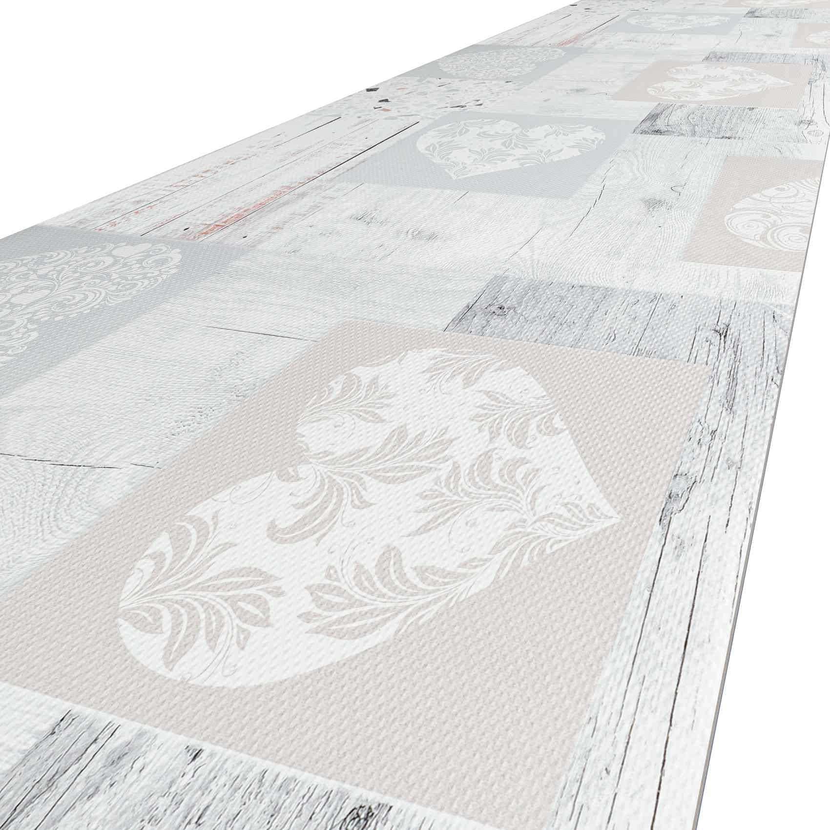 ANRO Küchenteppich Küchenläufer rutschfest & waschbar Teppich Küche Läufer Teppichläufer Bodenmatte für Küche Flur Shabby Abwaschbar 1000 x 48cm (10m)