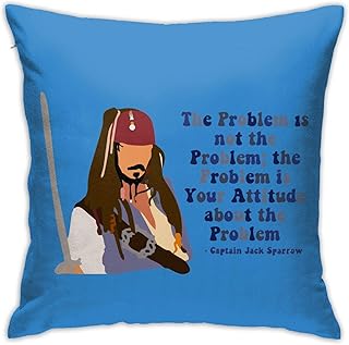 GAOXU Captain Jac-K Sp-Ar-Row Cari-Bb-Ean - Funda de almohada de doble cara para sofá, cama, silla, coche, picnic, camping, 45,72 x 45,72 cm