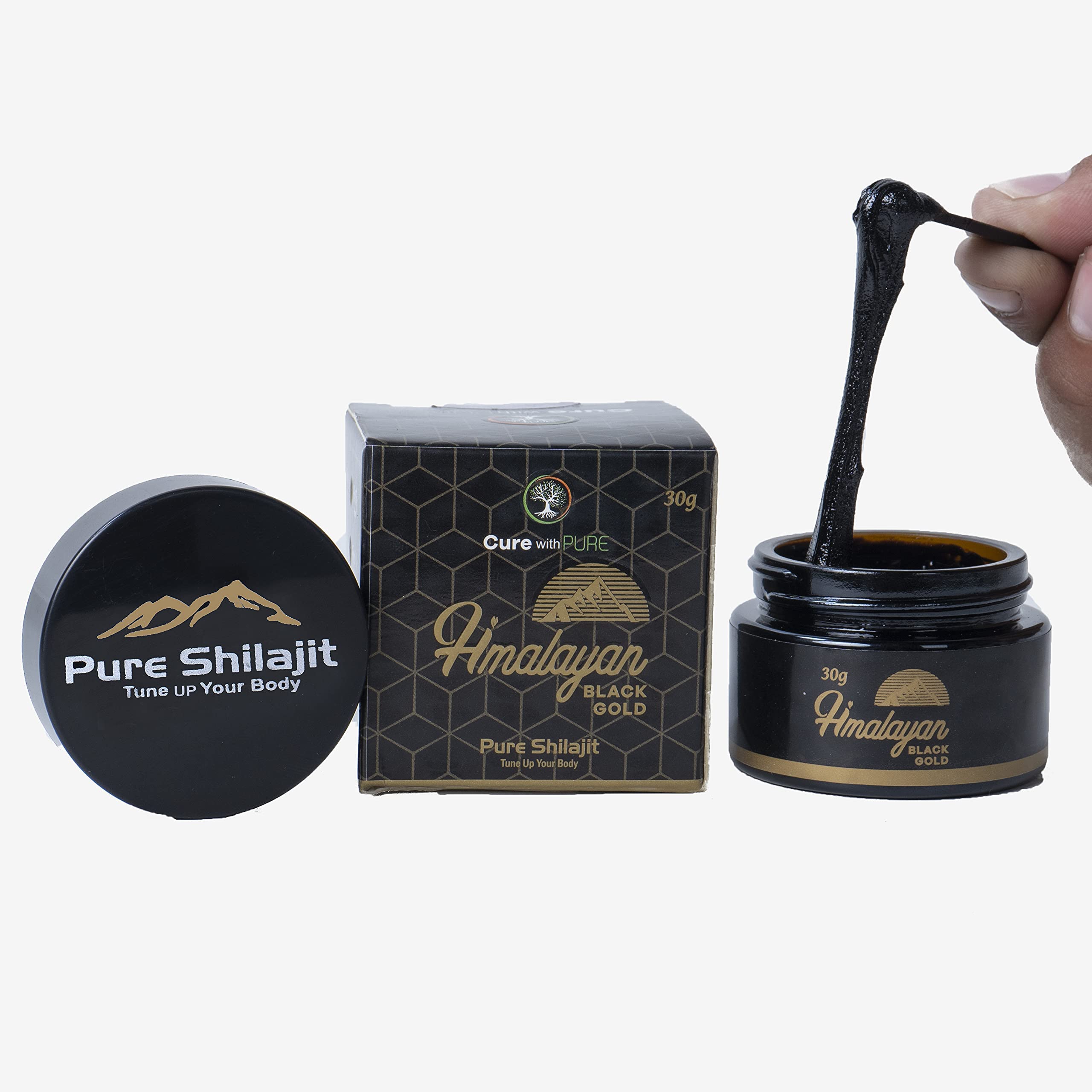Buy Cure With Pure Shilajit, Soft and Potent 30 Grams Shilajit Resin