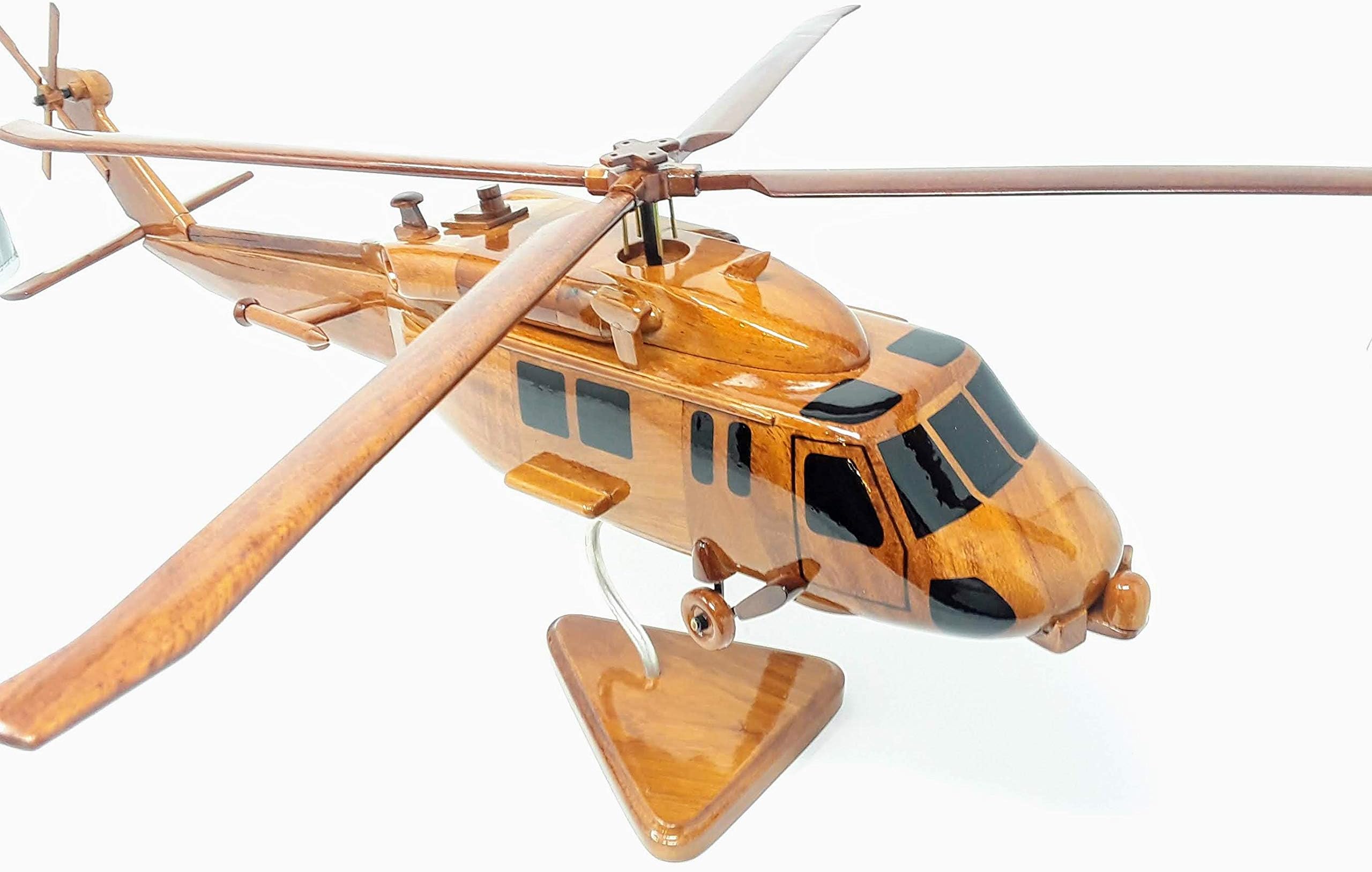 UH60 Blackhawk Helicopter Wood Model