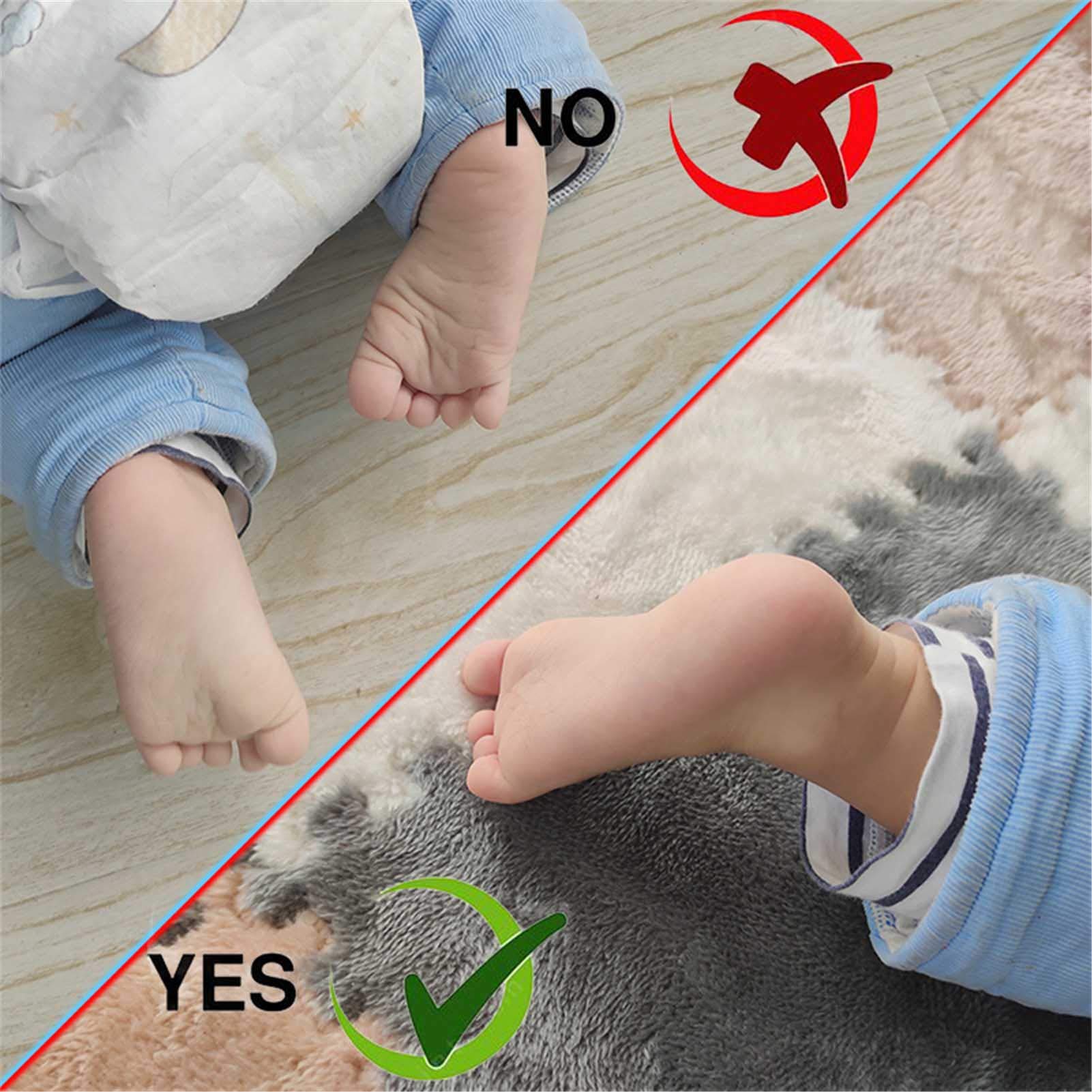 Tapis Puzzle EVA pour Enfants, Tapis De Mousse en Peluche Imbriqués avec Bords - Parfait pour Les Exercices Protection du Sol Au Garage, Le Yoga, Salle Jeux,Beige,12