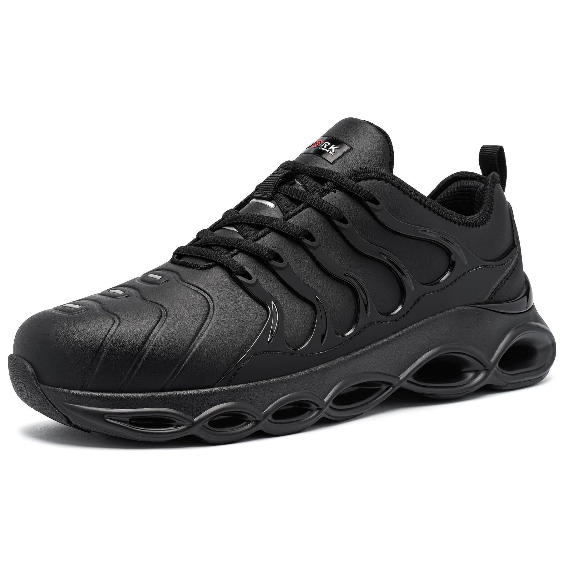 LARNMERN Zapatos de Seguridad para Hombre Impermeable Zapatillas de Seguridad Amortiguación Cómodo Ligeras Moda Punta de Acero Anti-Impacto