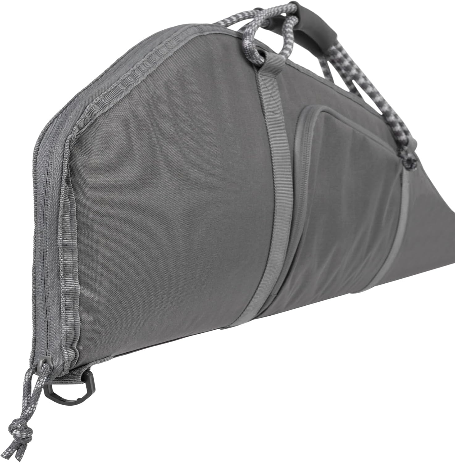 Allen Company Rollins Gun Case – 46" Rifle or 52" Shotgun Lockable Soft Gun Case with Dense Foam Padding, Exterior Gear Pocket, Padded Carry Handle, Gray - Image 8