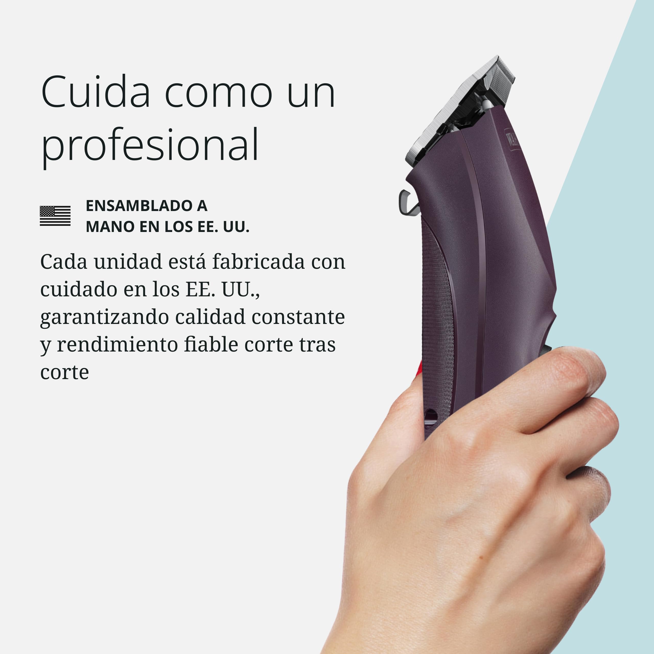 Wahl KM Supera, Cortapelos Inalámbrico para Caballos, Silencioso | Cortapelos Inalámbrico para Caballos, 2 Baterías Intercambiables, 3000 y 3700 RPM, Silencioso 68 dB, Cuchilla Ancha #10W