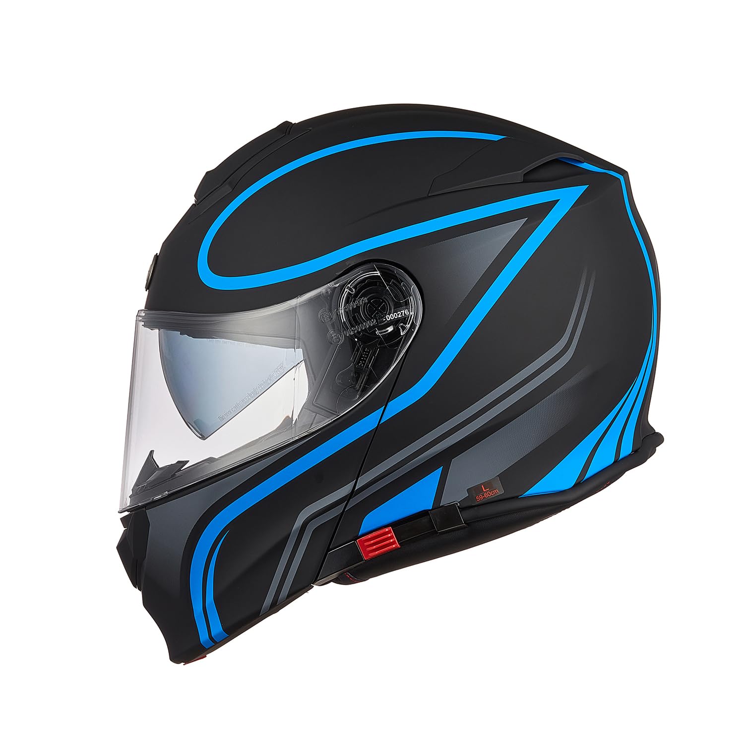 TORC Modular Moto Casco Integral Scooter Casco con Doble Visera ECE22-06 Aprobado