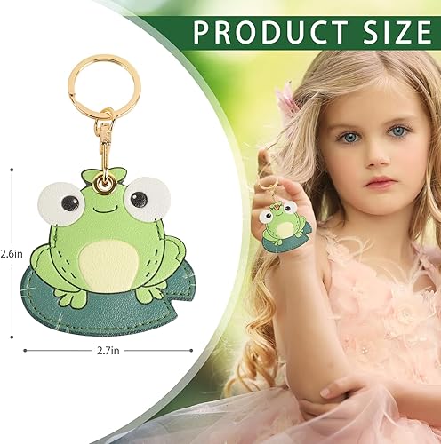 Miniatura 260 de Funda de cuero compatible con Apple AirTag, rastreador de llavero GPS Airtag con llavero, cubierta protectora antiarañazos para AirTag