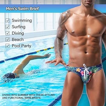 Costume Da Bagno Uomo Casey Kevin - Slip Elasticizzato, Vita Bassa, Coulisse Regolabile, Per Nuoto E Spiaggia - Foto 6