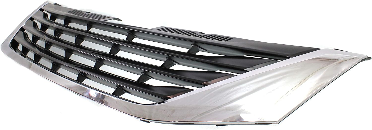 Garage-Pro Grille Assembly Compatible with 2011-2014 Toyota Sienna Chrome Shell with Black Insert