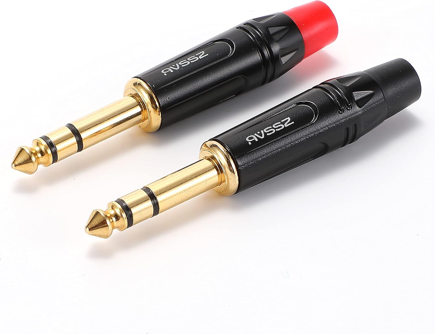 AVSSZ Audio 1/4" Jack TRS Stereo Plugs for Patch Cables