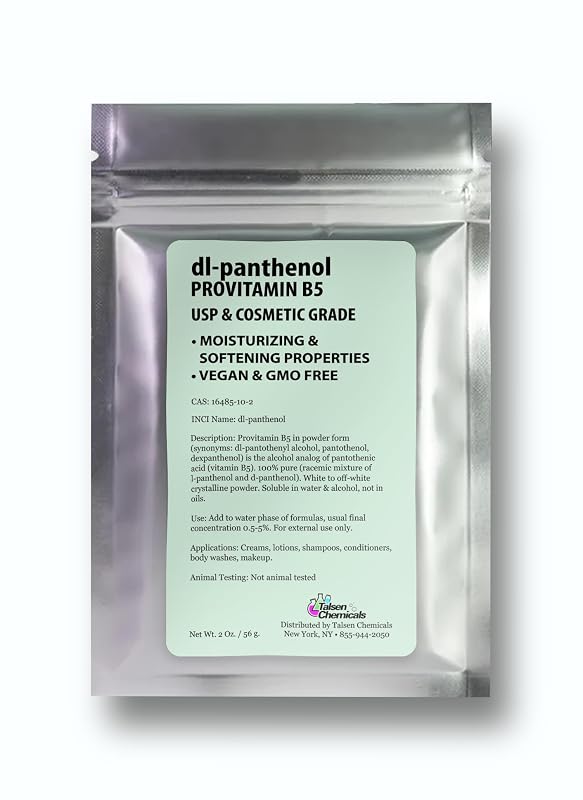 Talsen Chemicals Provitamina B5 (dl-pantenol) em pó 56 g