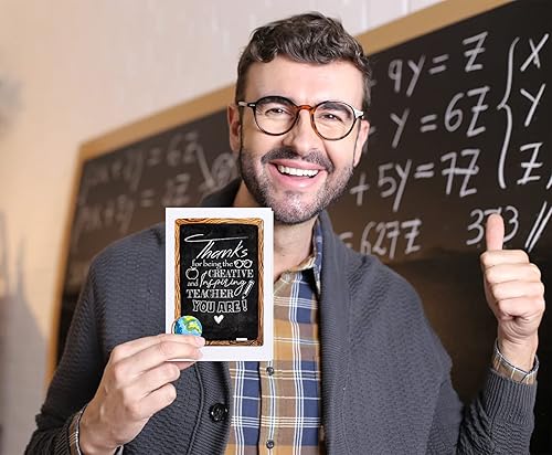 Miniatura 5 de WhatSign Tarjetas de agradecimiento para profesores, tarjeta de regalo para mujeres y hombres, regalos de fin de año, para maestros, jubilación, día