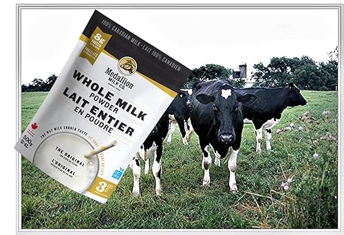 Miniatura 4 de Leche entera en polvo de la marca Medallion 17.64 oz – Leche seca de Canadá, libre de antibióticos, sin rbST o rBGH