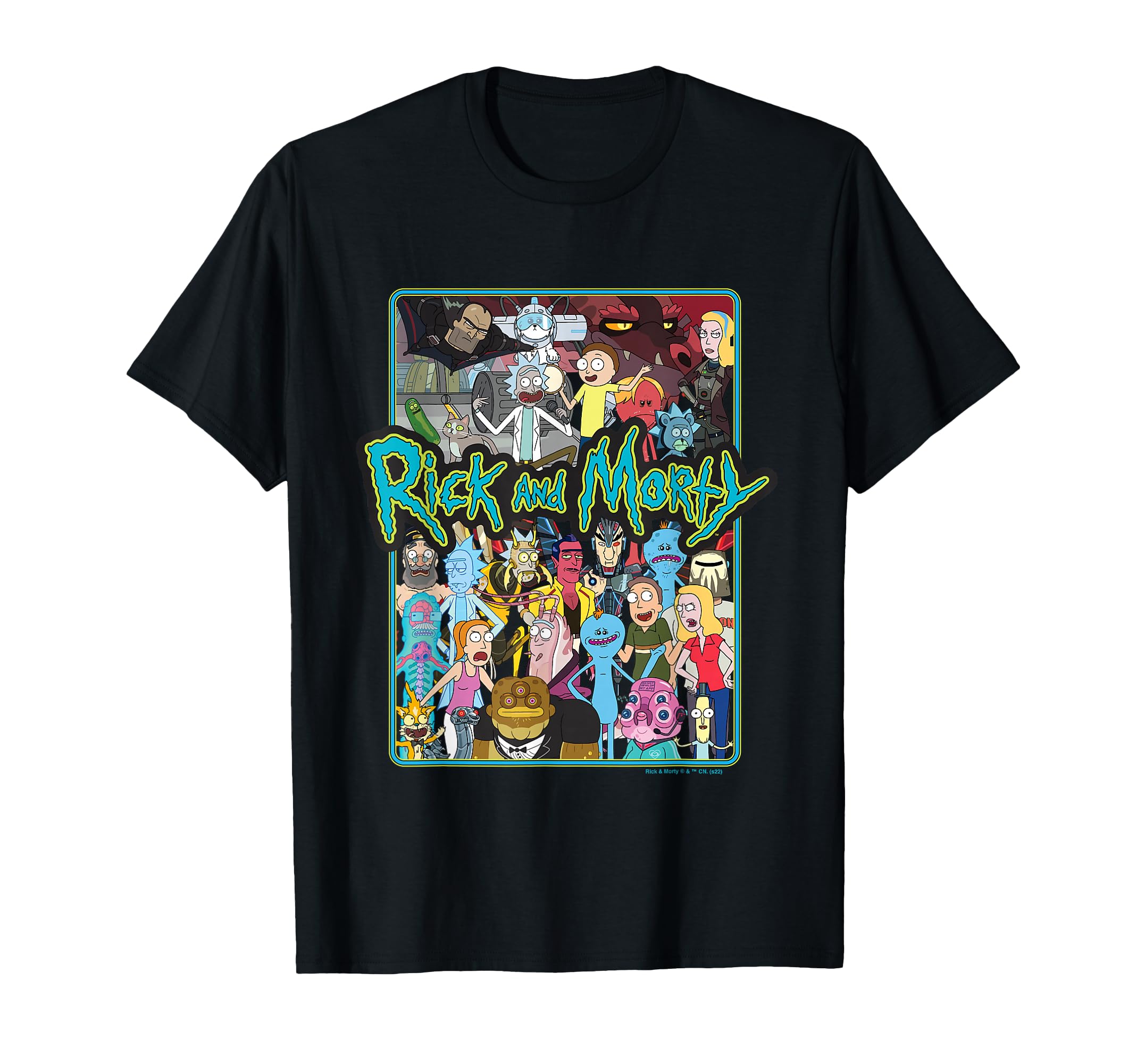 Rick & Morty Group Collage T-Shirt