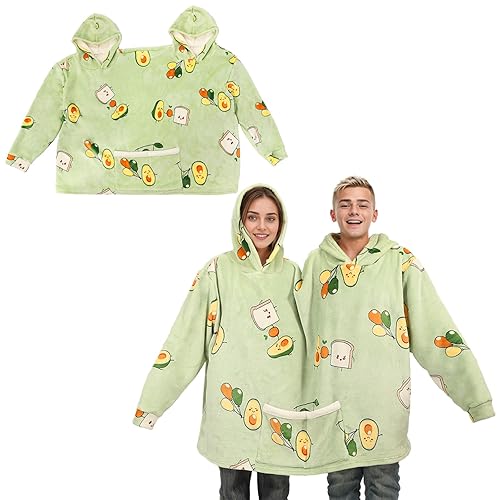 nezababy Matching Couples Pajamas Hoodies Funny Couple Onesies Two Person