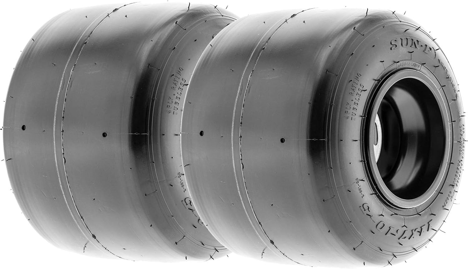 SunF 11x7.105 Go Kart Tire 11x7.10x5 Race 4 PR K001 PAIR