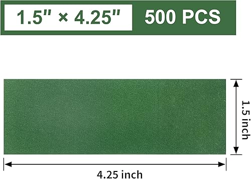 Miniatura 2 de NATURALABEL Servilletero, servilleteros de papel autoadhesivos, 500 unidades (verde)