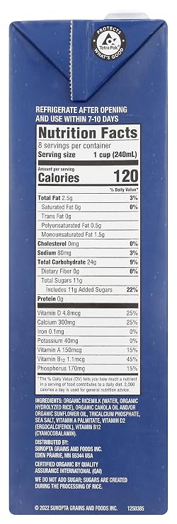 DREAM Organic Enriched Original Rice Dream, 64 FZ