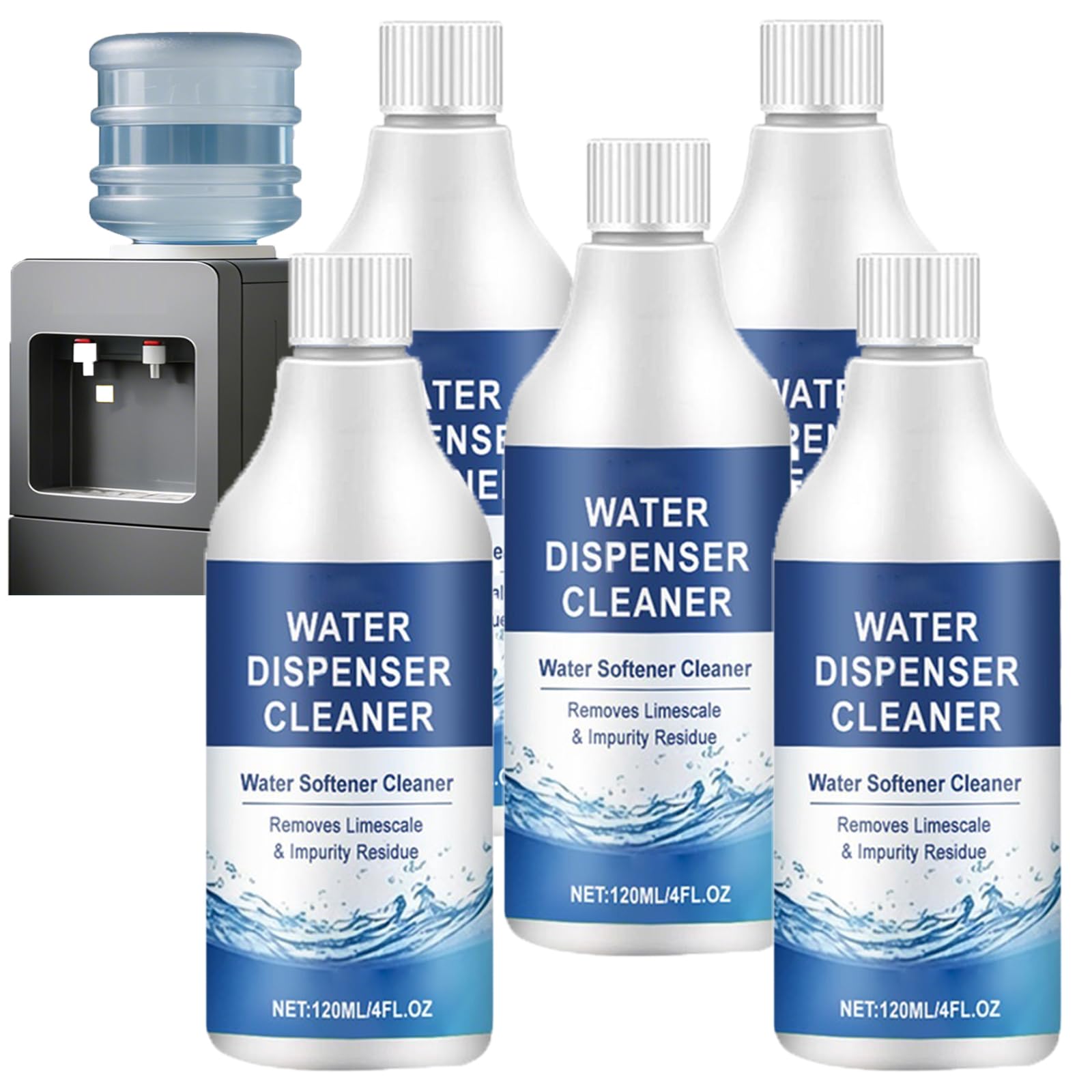 Detergente anticalcare per refrigeratore d'acqua, dispenser d'acqua per
