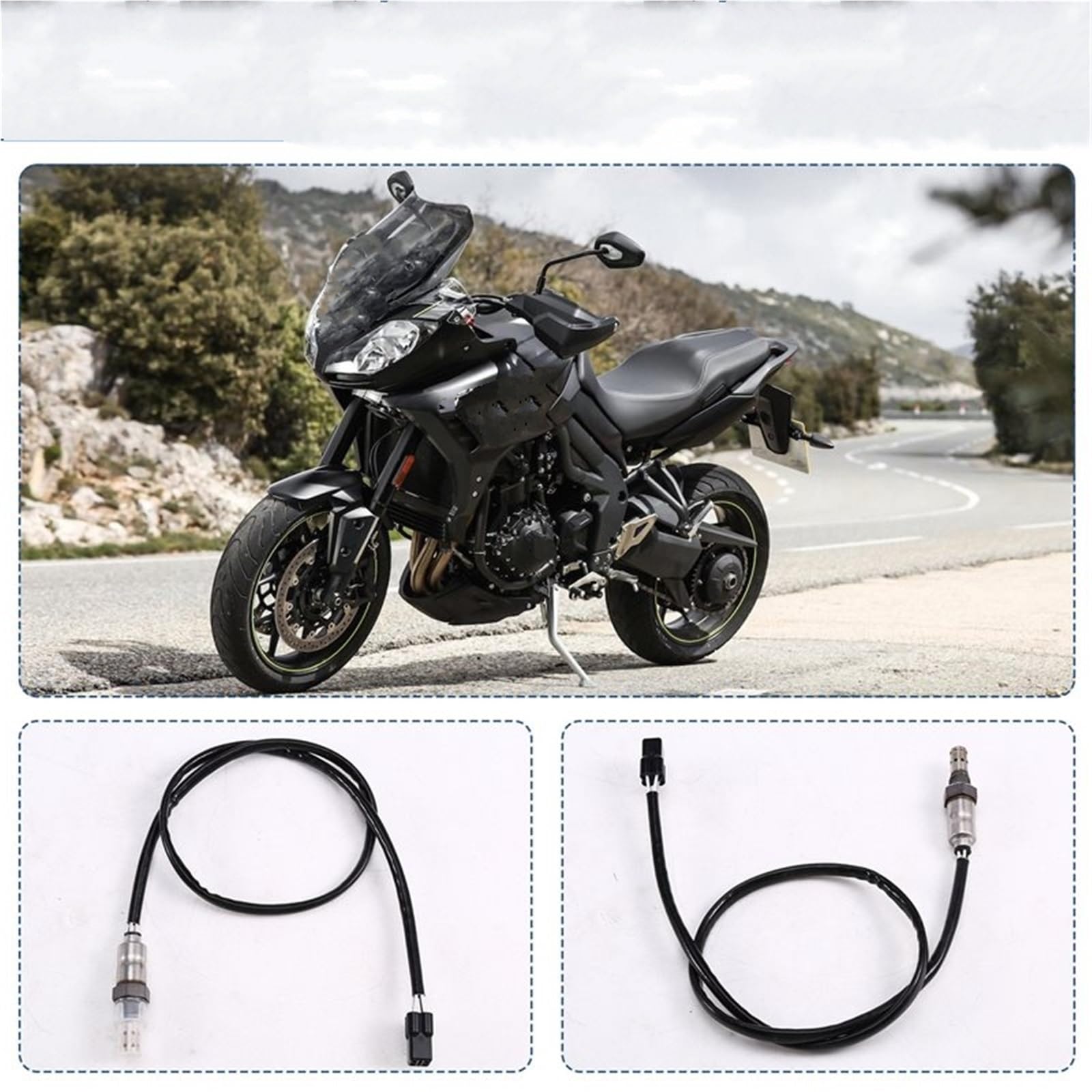 Sonda Lambda Per Triumph Per Tiger 1050 1200 800 Per Trophy Per Speed ​​Per Triple Moto Sensore O2 di ossigeno T2204061 T2040748 Sensori Ossigeno