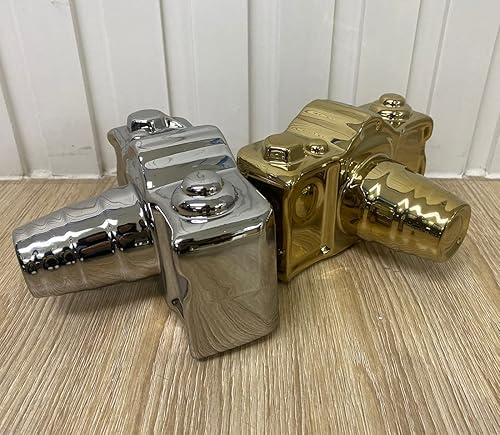 Miniatura 5 de Artgenius Estatua de cámara moderna y escultura para el hogar, objeto decorativo de cerámica para mesa, estante, sala de estar, decoración de