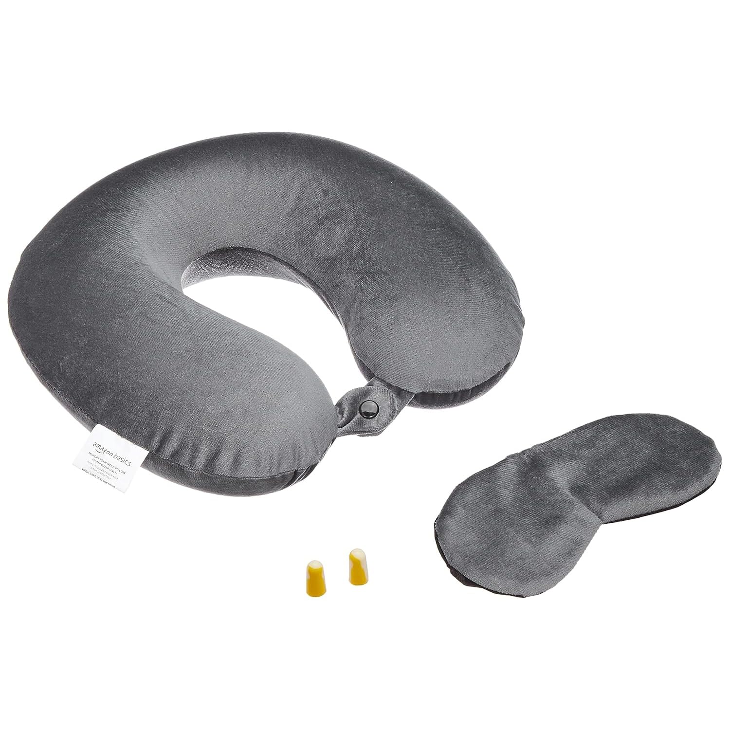 Amazon Basics Memory Foam Neck Pillow at ₹343 – Amazon