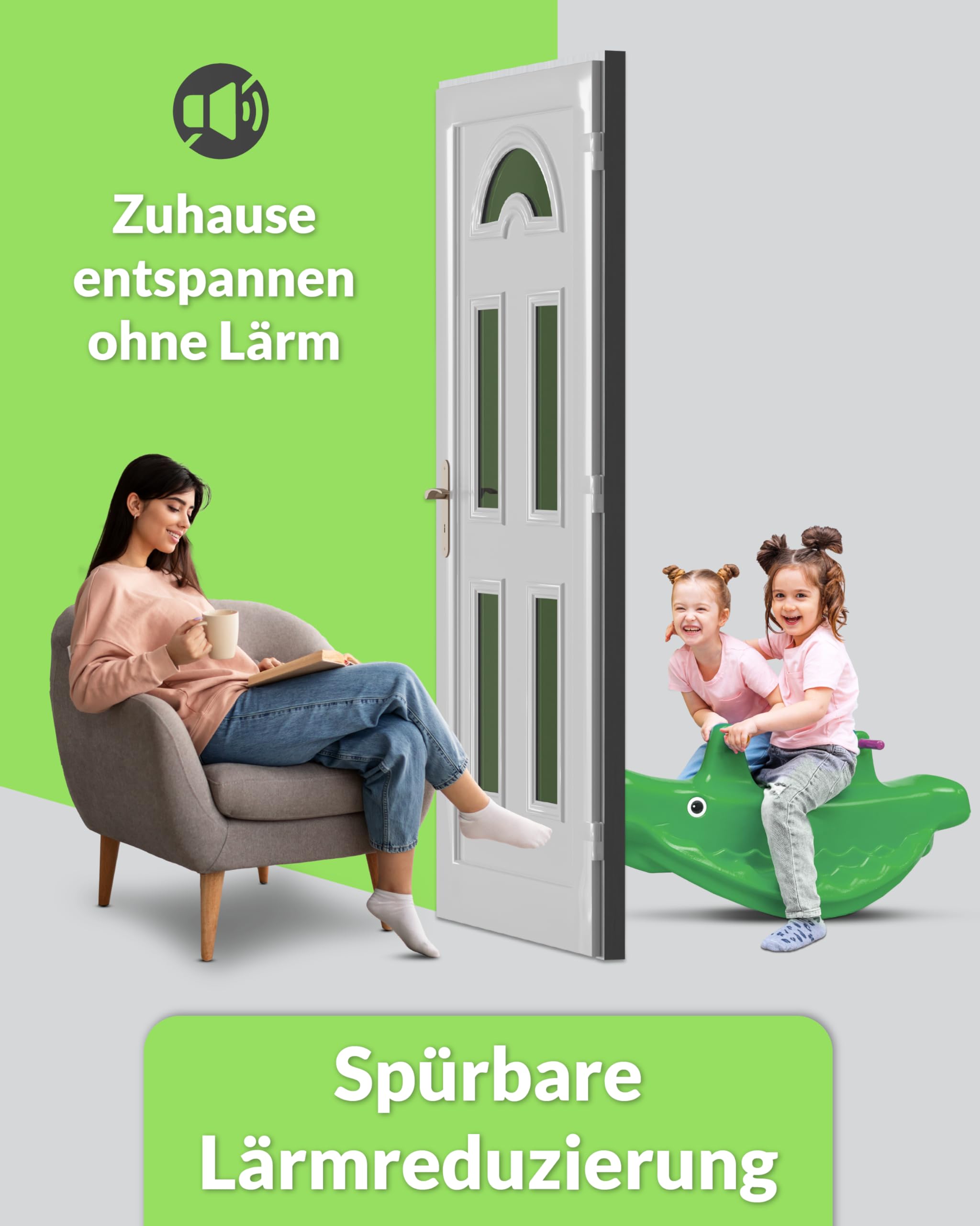 Premium Stahlzargendichtung aus TPE - für Stahltüren - Dichtung Höhe 16mm x Türdichtung Falz 13mm (15m, Grau)