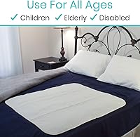 Vista 9 de Vive - Protector de colchón para incontinencia urinaria, lavable, nocturno, resistente, impermeable, reutilizable, para mantener la cama seca