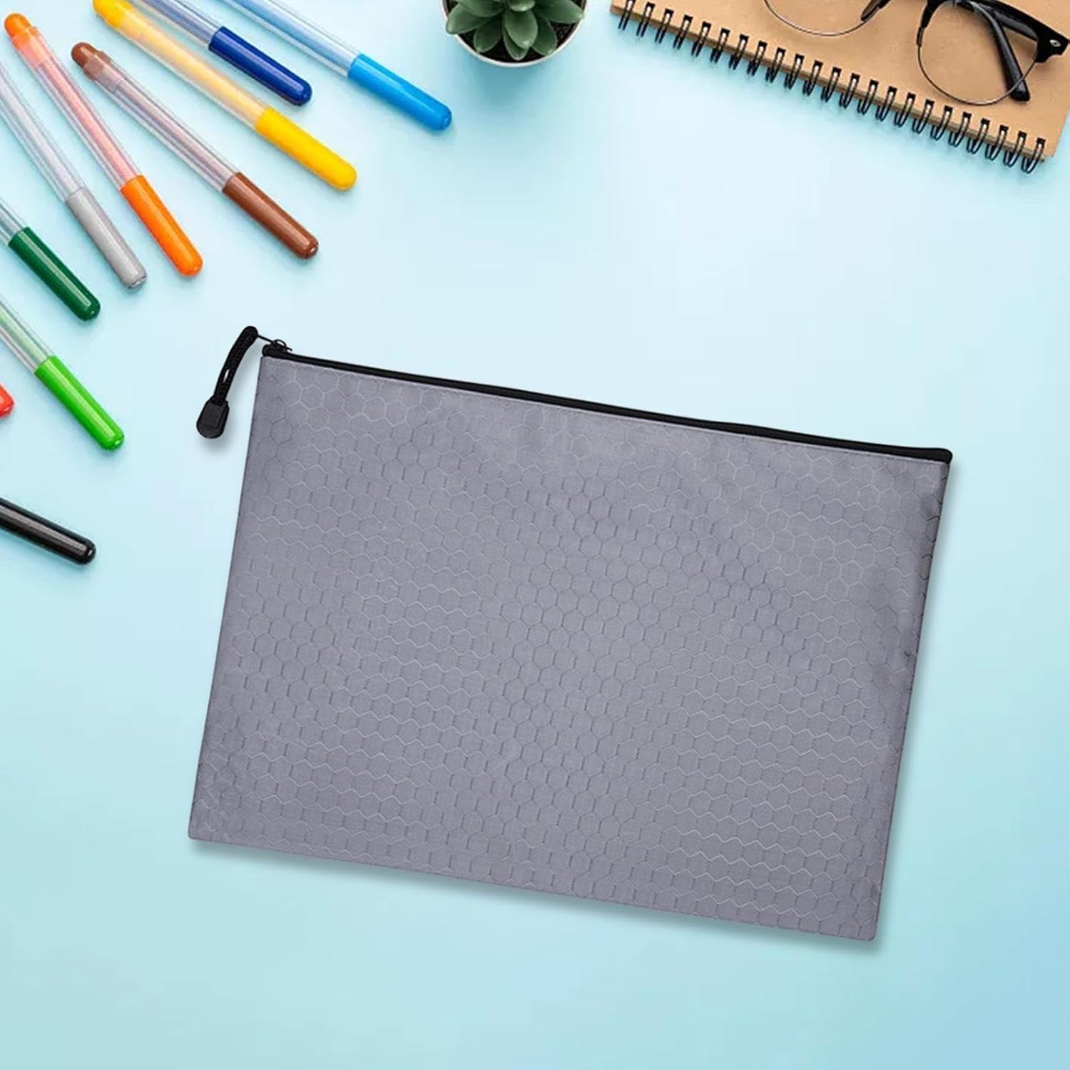 Calandis ™ Zipper Pouch Gray Documents Bag Supplies Gadgets for Bag Office Equipment | Other office filing and binding | Filing storage and binding | Office supply | Office Calandis ™ Zipper Pouch Gray Documents Bag Supplies Gadgets for Bag Office Equipment | Other office filing and binding | Filing storage and binding | Office supply | Office