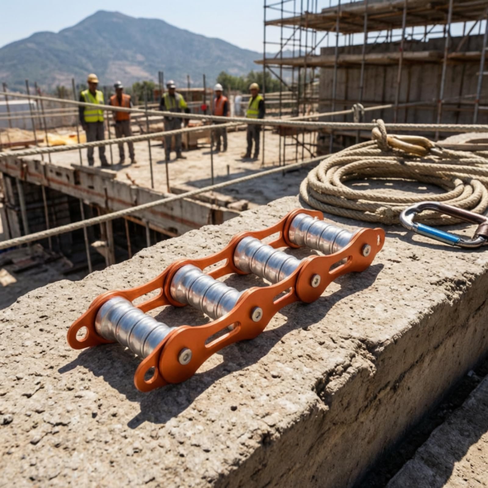 LOVIVER Protezione Corda Angolare Rullo Proteggi Corda Rullo Guida Corda Rullo Scorrimento in Alluminio con Rulli a Cuscinetti per Scorrimento E Riduzione